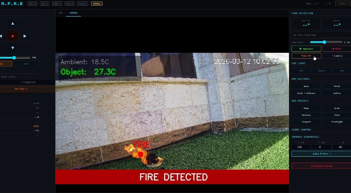 Onboard fire detection